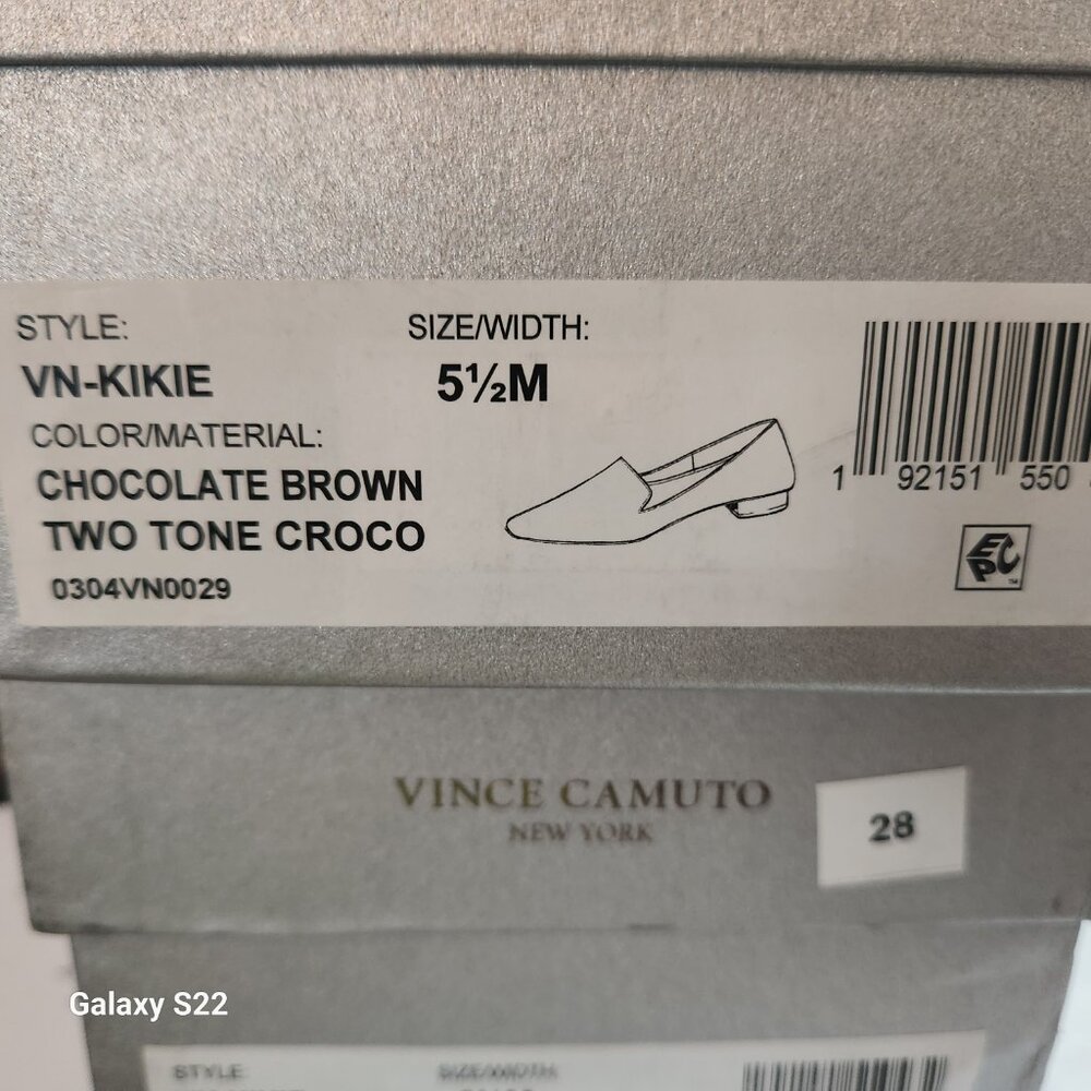 Vince Camuto "Kikie"Chocolate Brown Croco loafers. SOLD SOLD SOLD - Picture 10 of 10